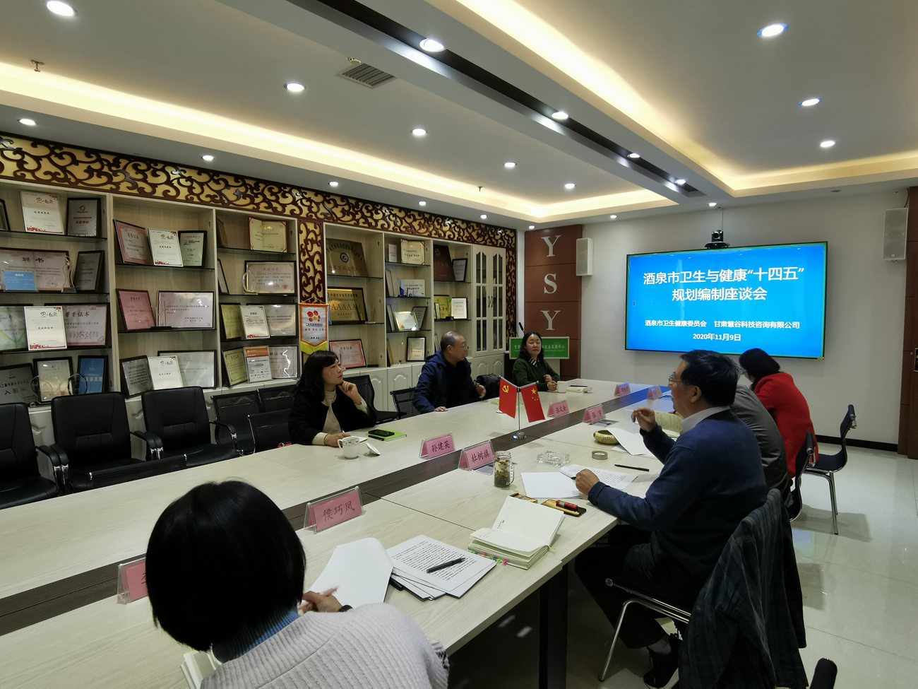慧谷咨询召开《酒泉市“十四五”卫生健康事业发展规划》编制座谈会